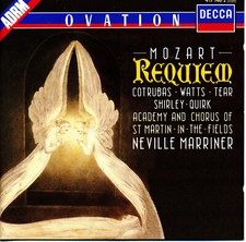 MOZART Requiem MARRINER COTRUBAS WATTS TEAR [CD] Full Silver Germany PMDC