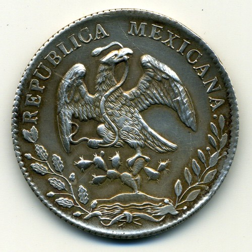 México reales 1886 - 8,