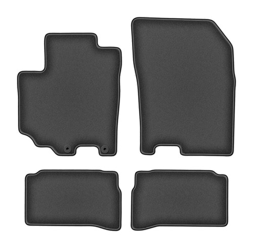 Jeu tapis velours graphite - de,