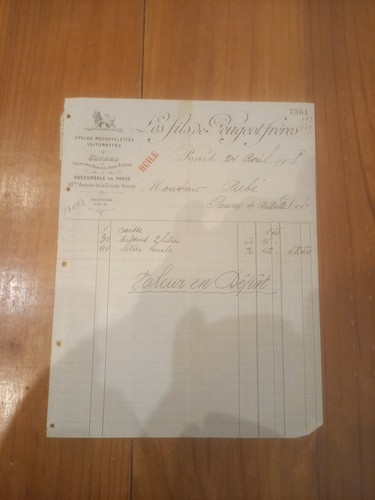 Peugeot frères ancienne - frères:,