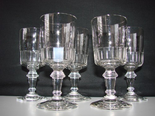 Ancien verre sur pied - 5,