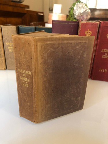 Almanach gotha 1849 - almanach,