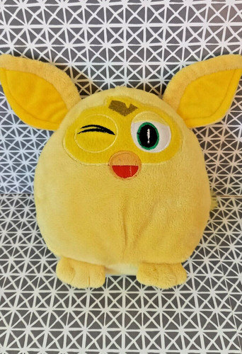 Doudou peluche furby - furby, jaune