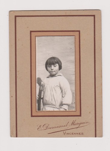 Photo cdv portrait jeune - portrait,