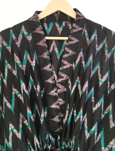 Robe maxi kaftan vintage - maxi, en