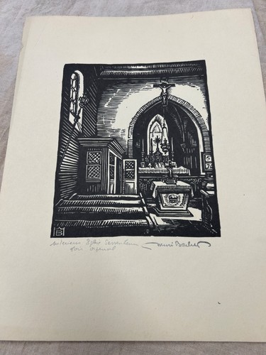 Gravure ancienne alsace - gravure,