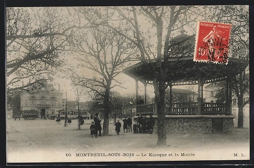 Cpa montreuil sous bois - montreuil-sous-bois,, le