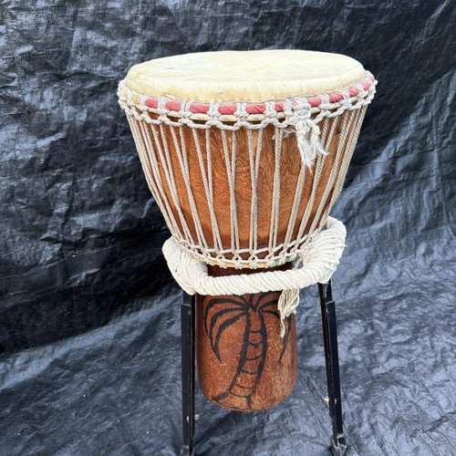 Hand crafted djembe - djembe, drum