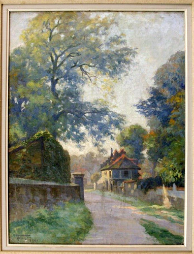 Tableau 1940 par henri thiriet - par,