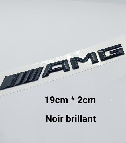 Logo amg noir brillant sticker - logo,