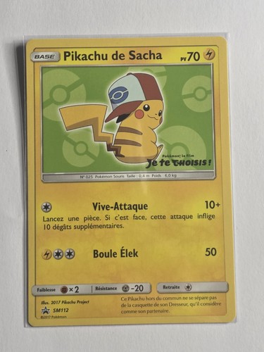Carte pokémon ash s - carte, ash's