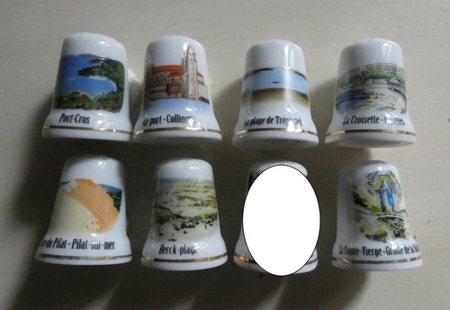 Dé coudre en porcelaine - 7,