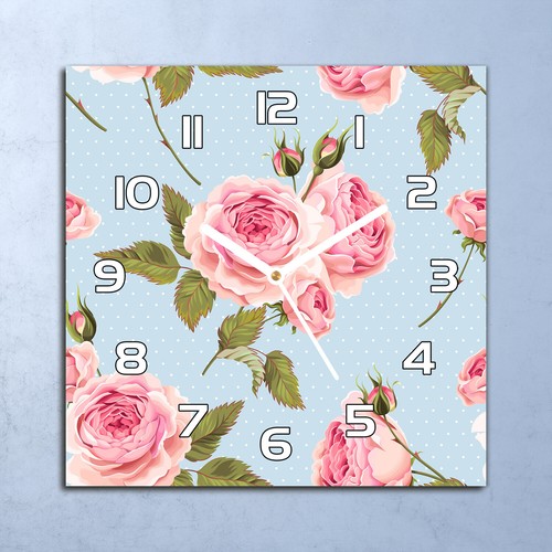 Horloge murale design verre - murale, en