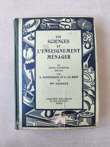 Livre scolaire ancien sciences - livre,