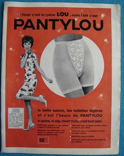 Publicité papier lingerie - publicité,