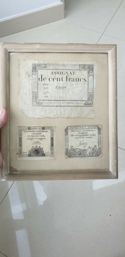 Lot assignats cent francs - lot, de