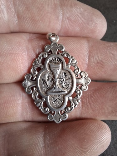 Ancien pendentif argent - ancien,
