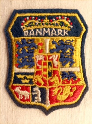 écusson danemark feutrine - danemark, en
