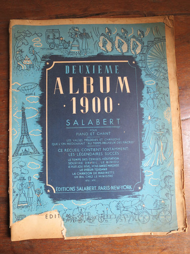 Partition musicale album 1900 - partition,
