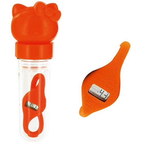 Montre tube orange hello - orange, kitty