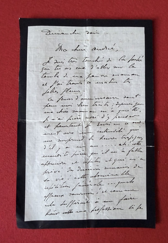 Fy6 lettre autographe - autographe, signÉe