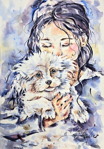 Peinture aquarelle originale