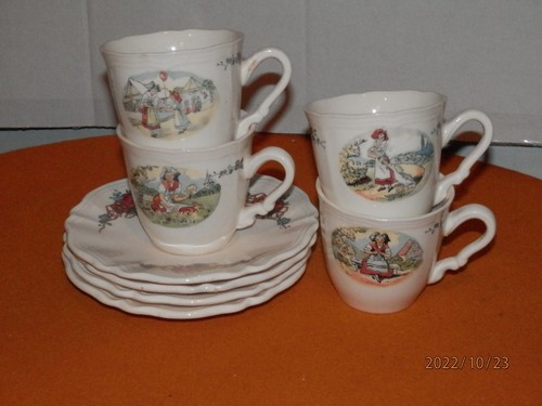 Sarreguemines lot tasses - de, 4