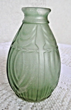 PETIT VASE ANCIEN VERRE SATINE
