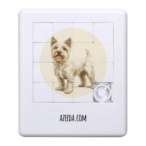 Westie dog standing sliding - 'westie, standing'