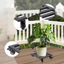 Grand chariot à roulettes pour jardinière, idéal pour terrasse, jardin,