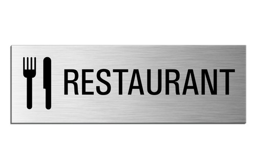 Restaurant plaque panneau - plaque,
