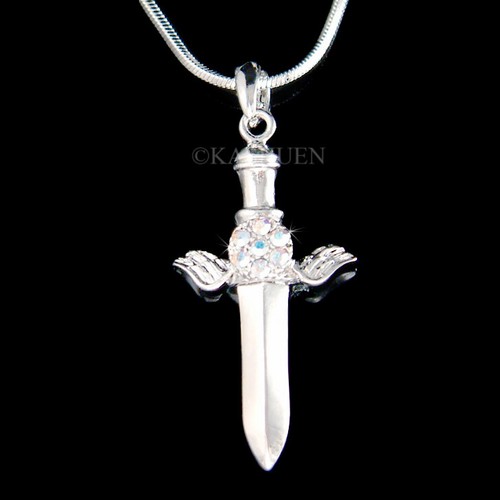 Collier arme cristal - collier, d'arme