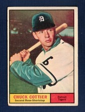 1961 Topps Chuck Cottier #13