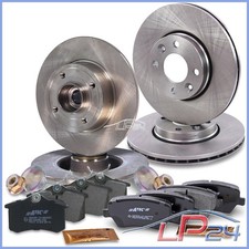 4x DISQUE+PLAQUETTES FREIN AVANT+ARRIÈRE POUR RENAULT CLIO 3 GRANDTOUR BREAK 05-