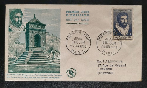 Enveloppe premier jour timbre - premier,