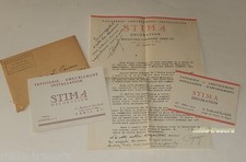 Courrier Commercial 1935 Décoration STIMA : TAPISSERIE AMEUBLEMENT INSTALLATION