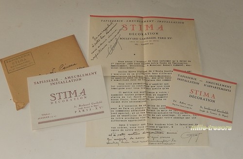 Courrier commercial 1935 - courrier,