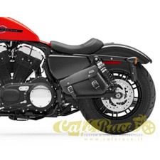 Sac Latéral Cuir Noir pour