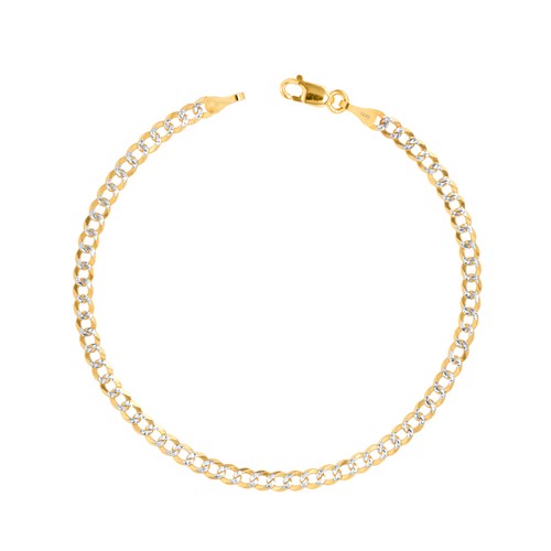 14k jaune massif 4mm - jaune,
