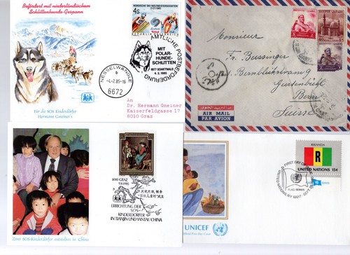 Letters cartes fdc de - fdc,