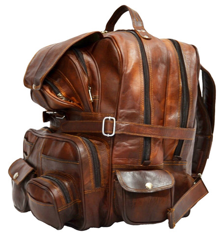 Sac dos peau de chèvre - à, en