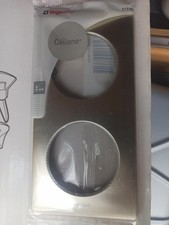 Legrand CELIANE 0 998 61 - Plaque Double TITANE Anodisé Celiane