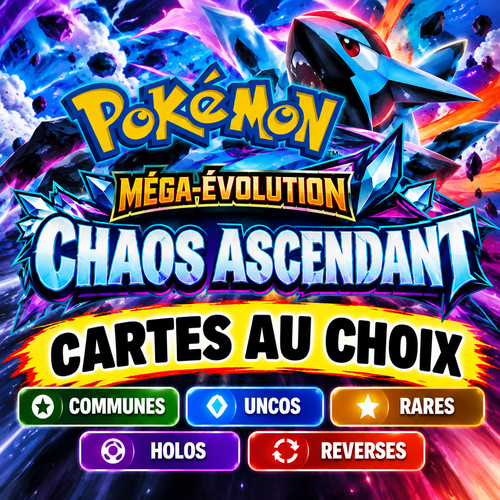 Cartes pokémon me04 chaos - cartes,