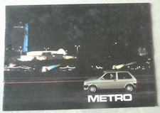 AUSTIN METRO MG TURBO HLE SPECIAL Catalogue Brochure Prospekt Dépliant French