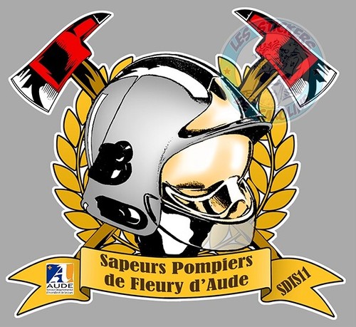 Sticker sapeurs pompiers - pompiers, de