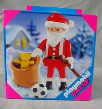 PLAYMOBIL 4679 PERE NOEL papa sapin cadeau hotte ballon cheminée ours BOITE NEUF