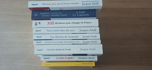 Lot livres jacques attali - livres,