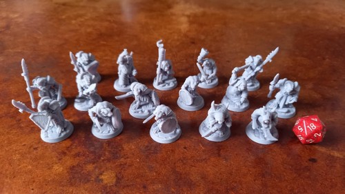 Lot figurines hommes rats - lot, 16