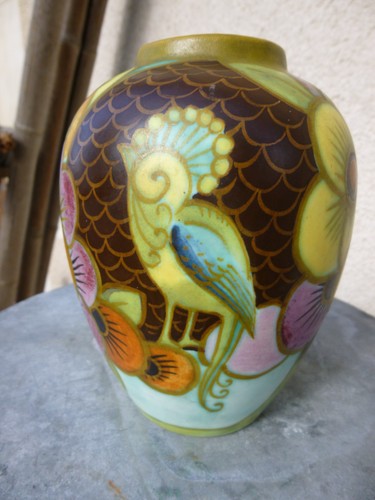 Vase ceramique art deco - ceramique,
