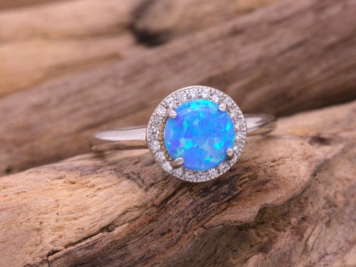 Argent sterling fiery bleu - sterling,
